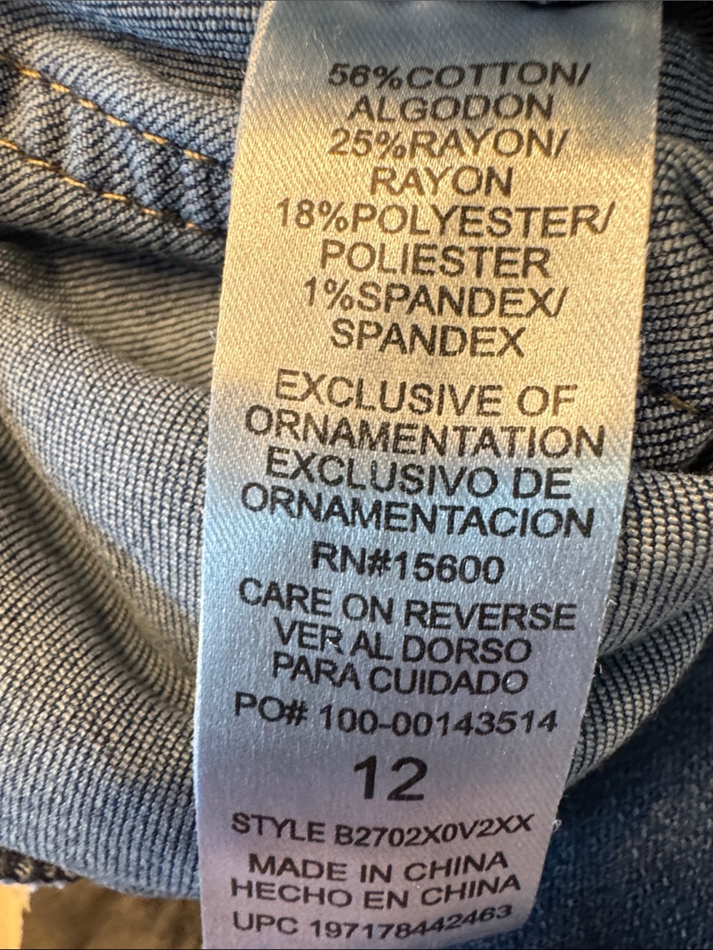 Democracy “Ab”solution Straight Leg Jeans - Picture 4 of 4
